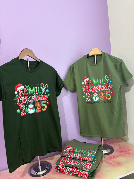 Camisetas Familia Christmas